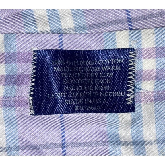 Burberry Shirt Men’s Large London Brit Icon Nova Check Sport Button Designer - Picture 8 of 8